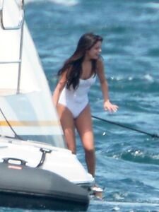 Selena Gomez See-Through One-Piece Set Leaked