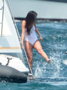 Selena Gomez See-Through One-Piece Set Leaked