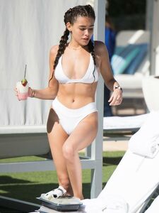 Madison Beer Camel Toe Bikini Set Leaked