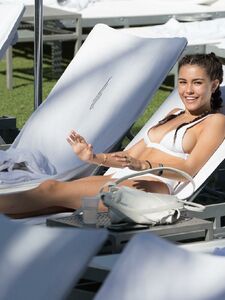 Madison Beer Camel Toe Bikini Set Leaked