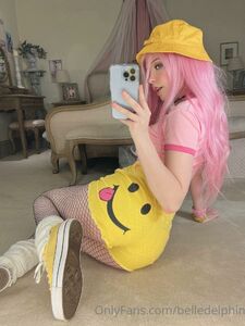 Belle Delphine Yellow Hat Full Onlyfans Set Leaked