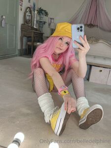 Belle Delphine Yellow Hat Full Onlyfans Set Leaked