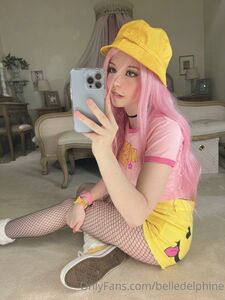 Belle Delphine Yellow Hat Full Onlyfans Set Leaked