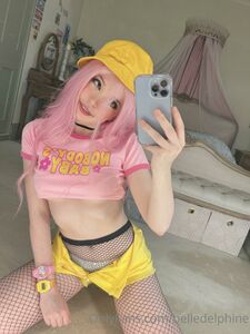 Belle Delphine Yellow Hat Full Onlyfans Set Leaked
