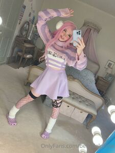 Belle Delphine Purple Crocs Full Onlyfans Set Leaked