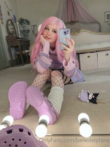 Belle Delphine Purple Crocs Full Onlyfans Set Leaked