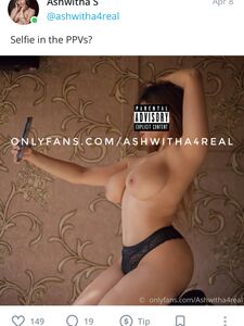 Ashwitha S AKA ashwitha4real Onlyfans Leaks Nude Photos