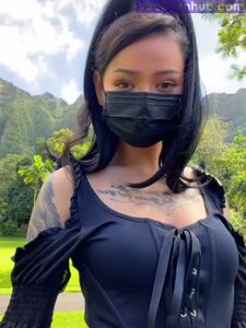 Bella Poarch in a Seethrough outfit