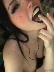 Belle Delphine Sexy Goth Onlyfans Latest 2023 Nudes Leaked Photos set