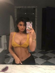 Kylie Jenner Sheer See Through Lingerie Nip Slip Set Leaked